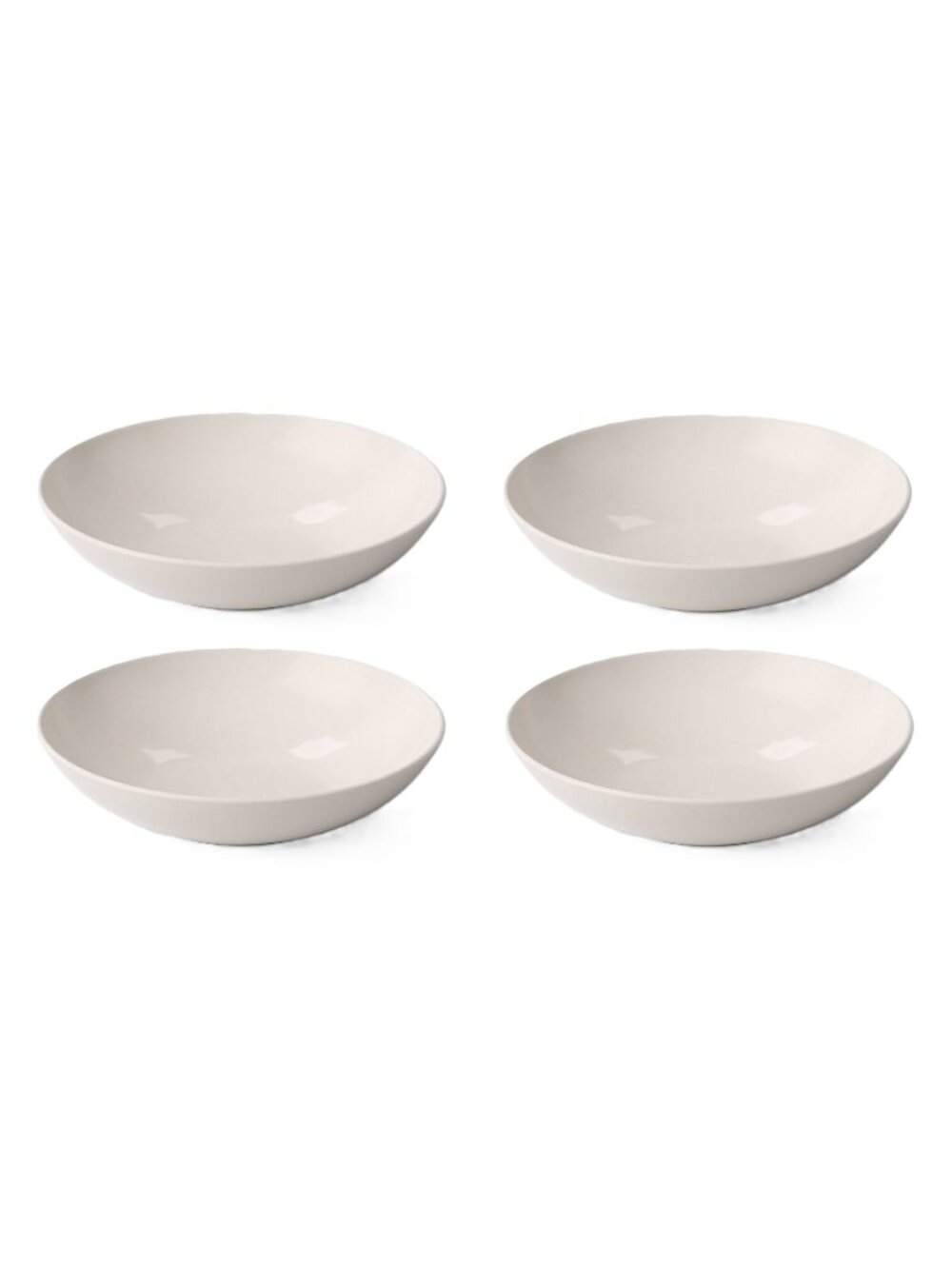 Threshold Set of 4 Ivory Off White Large 67 oz Serving Bowls BPA Free Plastic